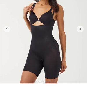 SPANXshape Invisible Open-Bust Mid-Thigh Bodysuit Spanx